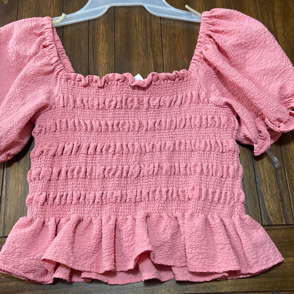 Pink blouse